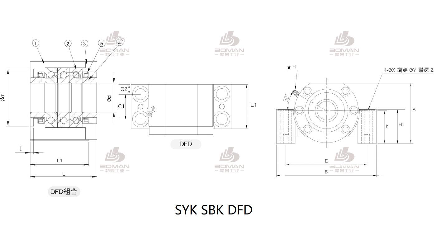 SYK MBCF20-YP SYK支撑座电机座